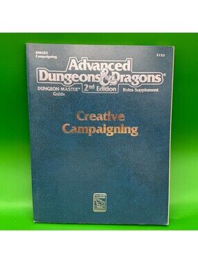 1993 AD&D 2nd Edition Creative Campaigning #2133 Dungeons & Dragons DMGR5 TSR